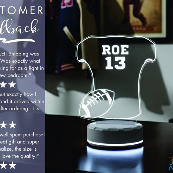 Custom Football Tee for Players and Fans - Picture 7 of 8